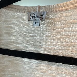 Kismet lightweight cream cardi with pockets